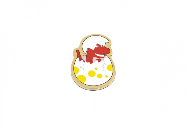 Drewniane magnesy 20 szt. - dinozaury
