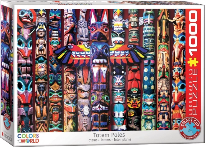 EUROGRAPHICS Puzzle Indiańskie Totemy 1000 elementów