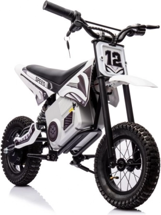 Dziecięcy elektryczny motocykl crossowy 36V – biały