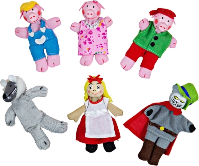 Pacynki na palce – bajkowe postacie Bigjigs Toys