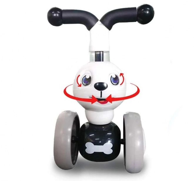 ECOTOYS Jeździk Piesek biały