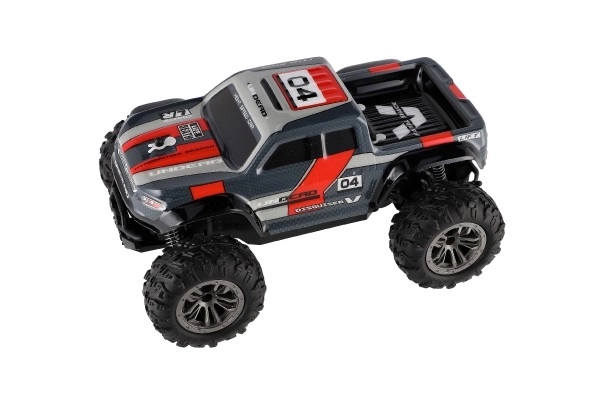 Auto RC Pick Up Terenowy szaro-czerwony