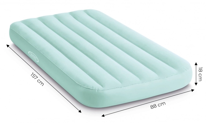Dmuchany materac dziecięcy do spania 157x88x18 cm niebieski INTEX 66803