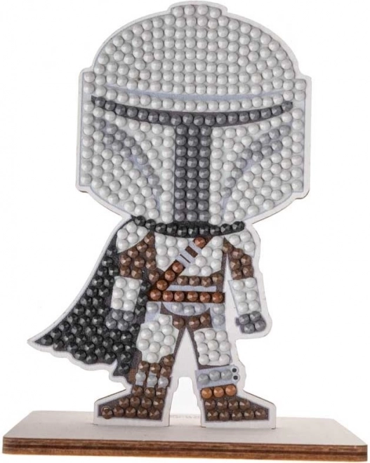 diamentowe malowanie Crystal Art Buddies Star Wars: The Mandalorian – samodzielna dekoracyjna figurka