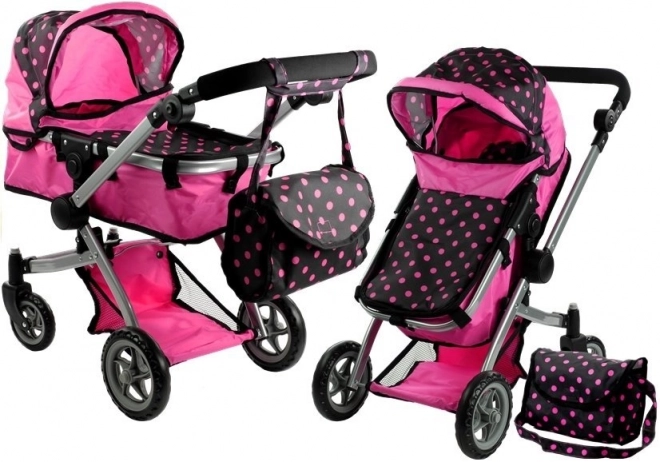 Wózek dla lalek Alice 2 w 1 Bouncer, wózek 2 w 1