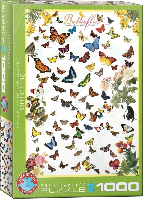 EUROGRAPHICS Puzzle Motyle 1000 elementów