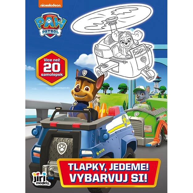 Pokoloruj sobie! Psi Patrol Łapki - ruszamy