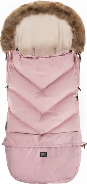 Zimowy śpiworek Fluffy Combi, Old Pink