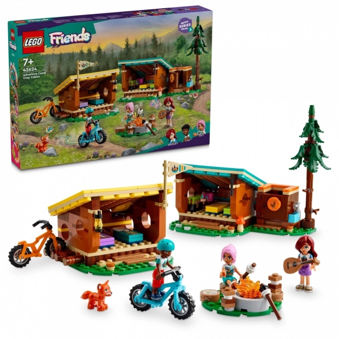 LEGO Friends 42624 Przytulne chatki na obozie przygodowym
