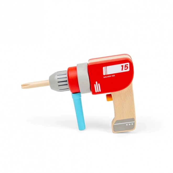 Bigjigs Toys Drewniana wiertarka