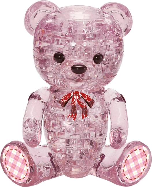 HCM KINZEL 3D kryształowa układanka niedźwiedzica Lily, 48 elementów