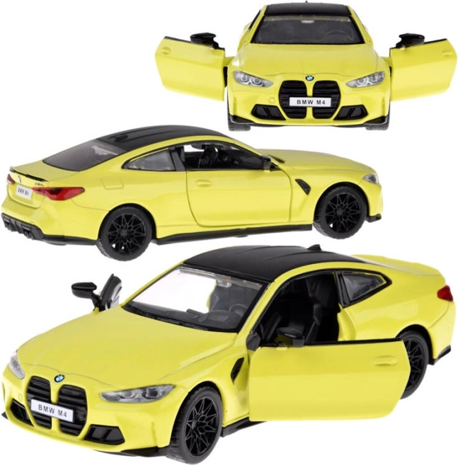Metalowy model BMW M4 1:32 ze światłami i dźwiękami