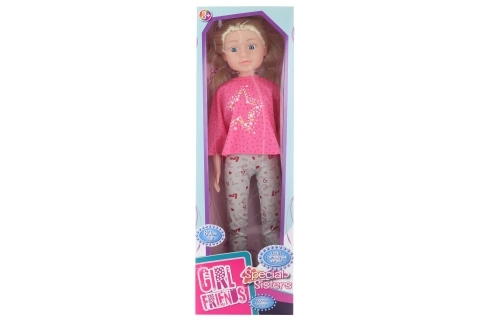 Lalka chodząca blondynka 80 cm
