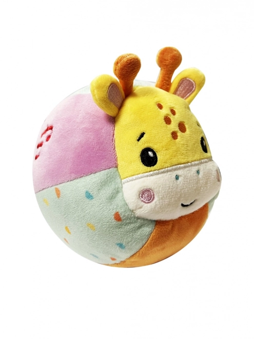 Tkaninowa żyrafa z dzwoneczkiem od Fisher-Price