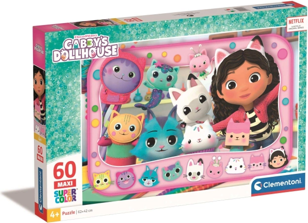 Puzzle maxi 60 elementów GABBY'S DOLLHOUSE – CLEMENTONI