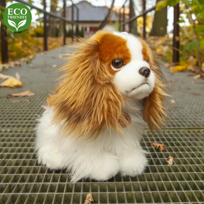 Pluszowy pies rasy King Charles Spaniel 25 cm przyjazny dla środowiska