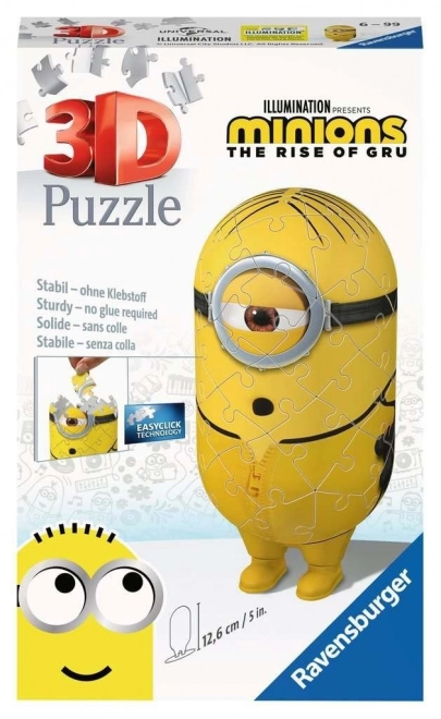 3D puzzle Minionki 2: Kung Fu od Ravensburger, 54 elementów