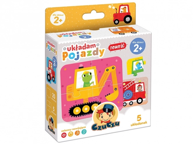 CzuCzu układam pojazdy puzzle