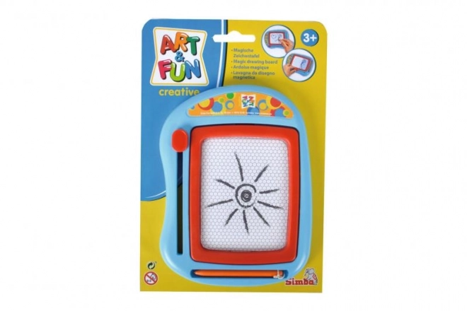 Art & Fun Dziecięca magnetyczna tablica rysunkowa