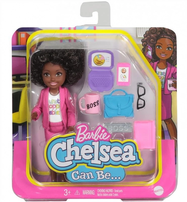 Lalka Barbie Chelsea w różnych zawodach