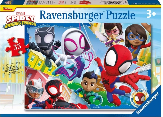 Puzzle Spidey i jego niesamowici przyjaciele 35 elementów