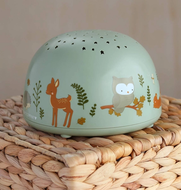 Projektor lampa firmy A Little Lovely Company – Leśni przyjaciele