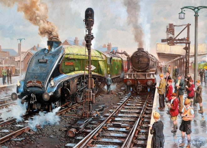 Puzzle Widzowie w Doncaster 1000 elementów GIBSONS
