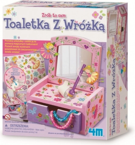 Zestaw kreatywny: toaletka z wróżką i lusterkiem