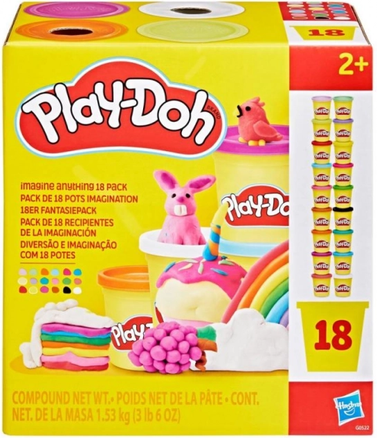 Play-Doh duży zestaw 18 kubków