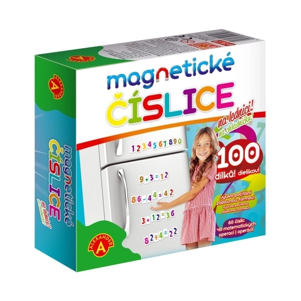 Magnetyczne cyfry na lodówkę