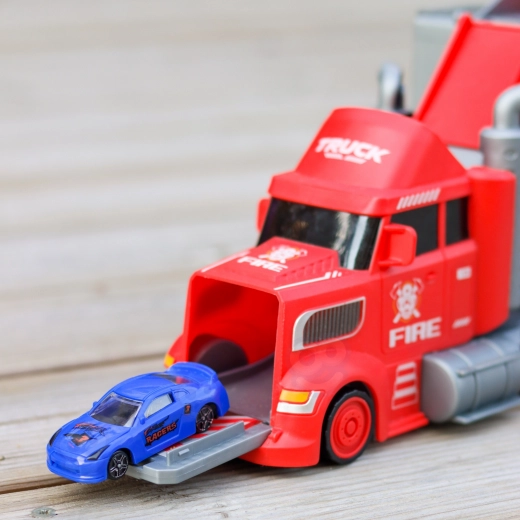 Transporter aut z miejscem do przechowywania