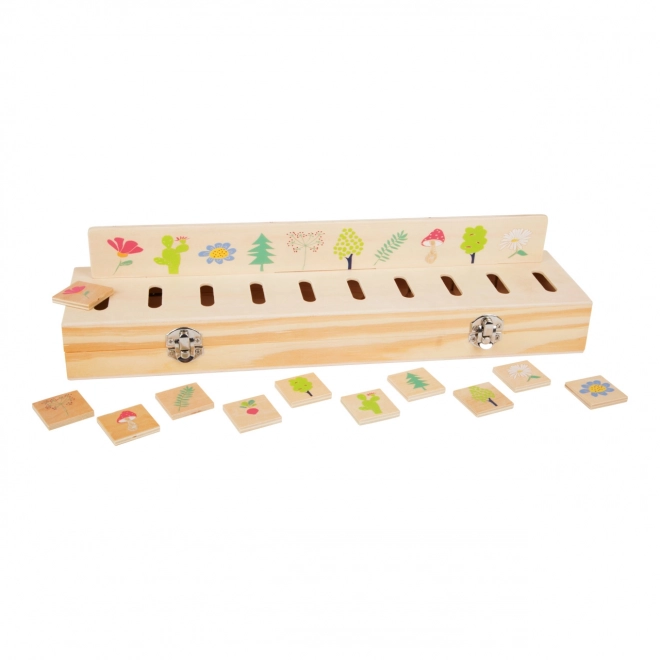Drewniana zabawka edukacyjna do sortowania Small Foot