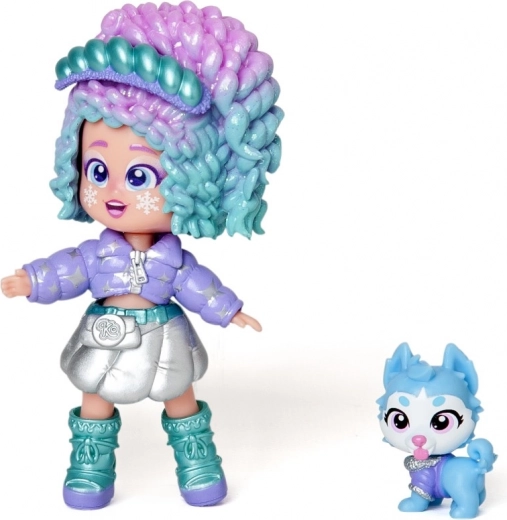 Lalka Chloe ze zwierzakiem i błyszczącymi detalami