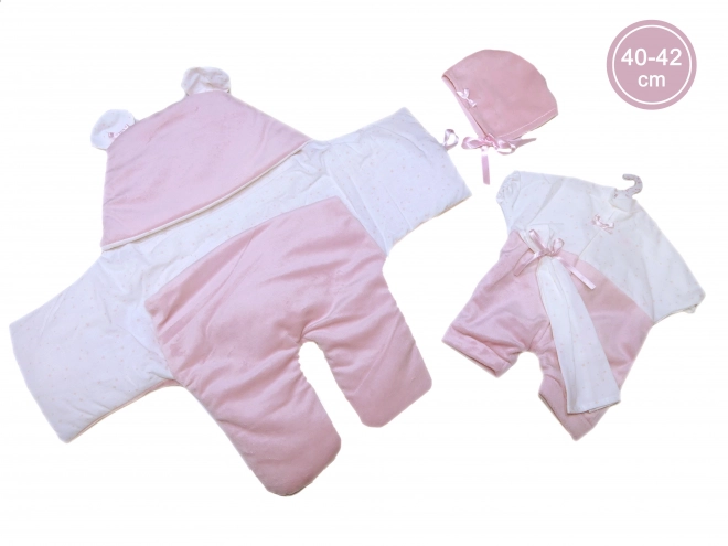Llorens M740-60 ubranko dla lalki niemowlę NEW BORN rozmiar 40-42 cm