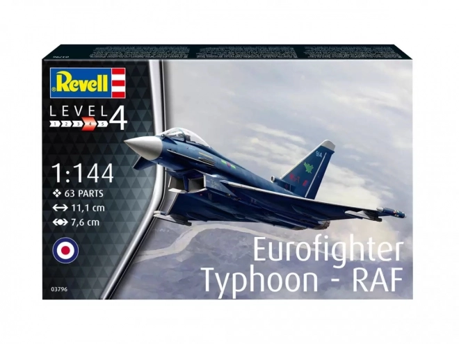 Plastikowy model samolotu Eurofighter Typhoon RAF 1/144
