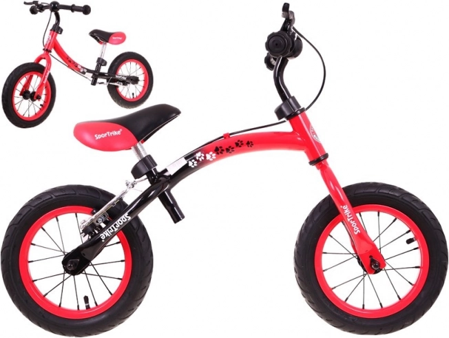 Rowerek biegowy dla dzieci Boomerang SporTrike – Czerwony