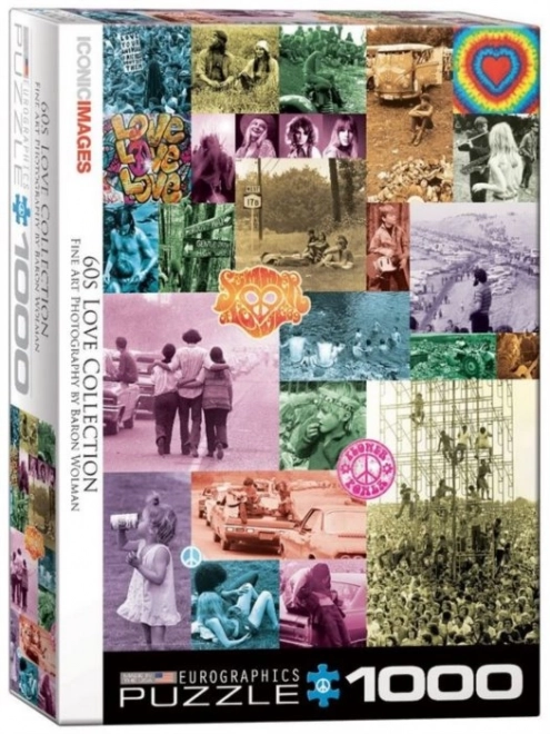 Eurographics Puzzle Miłość lata 60. 1000 elementów