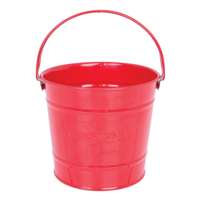 Bigjigs Toys Wiaderko czerwone