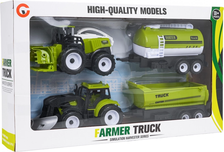 Realistyczna farma – 4 pojazdy w jednym zestawie
