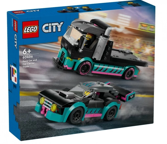 LEGO® City 60406 Ciężarówka z samochodem wyścigowym