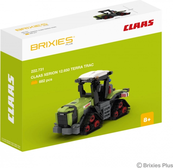 Zestaw BRIXIES Plus Claas Xerion 12.650 Terra Trac traktor gąsienicowy