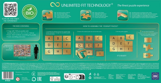 TREFL Puzzle UFT Podróż tysiąca mil 13500 elementów