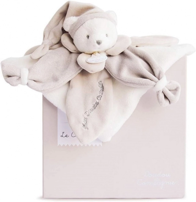 Doudou Zestaw Prezentowy - pluszowa przytulanka beżowy miś 24 cm