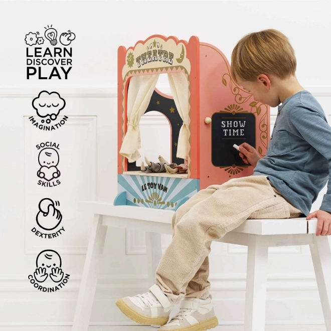 Drewniane teatrzyk marionetkowy Le Toy Van
