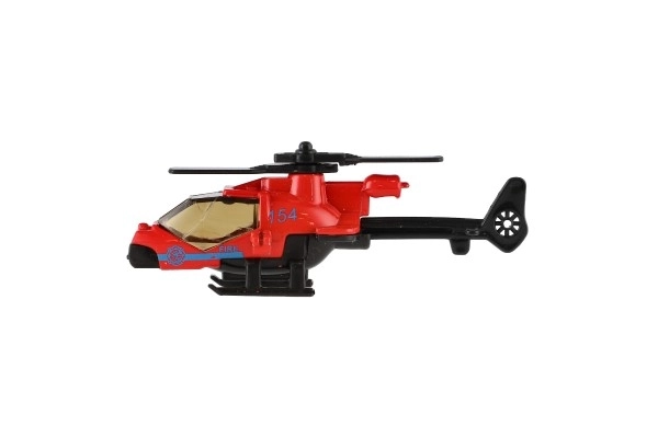 Metalowy i plastikowy helikopter dla dzieci 10 cm