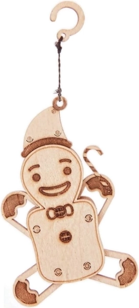 WoodTrick Drewniane puzzle Mechaniczny pajac