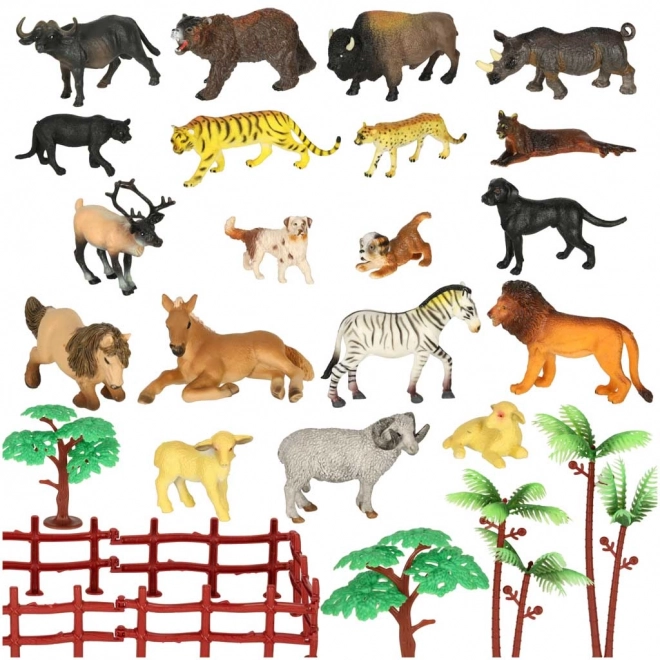 Zoo figurki zwierzęce - 31 sztuk