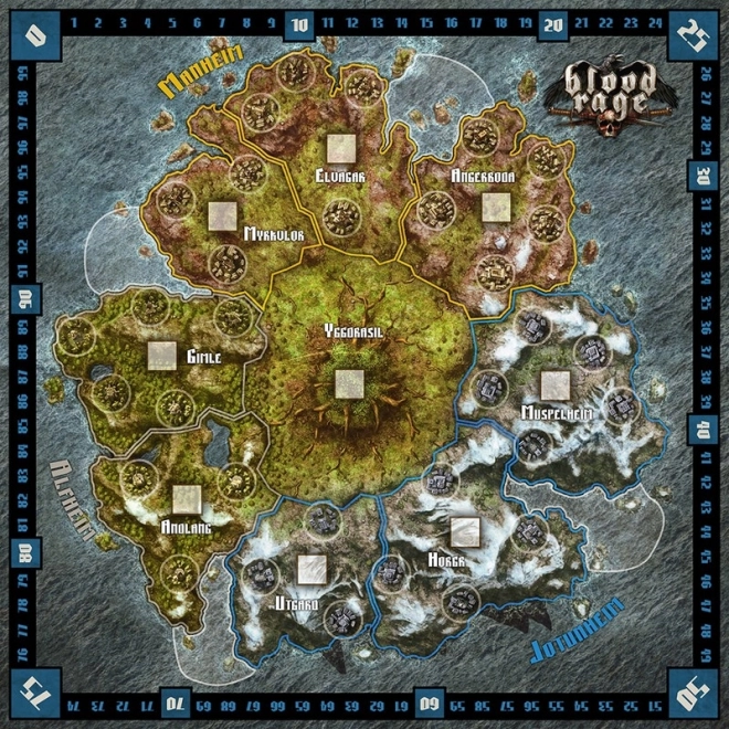 Strategiczna gra planszowa Blood Rage