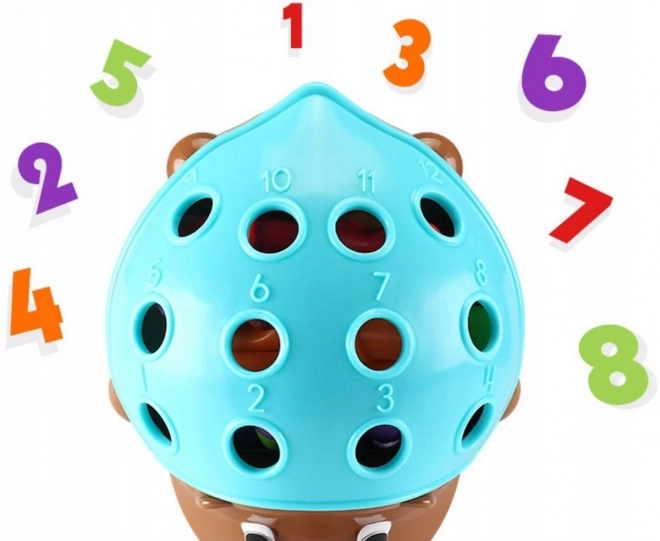 Woopie edukacyjna zabawka sorter Jeż Montessori 4w1