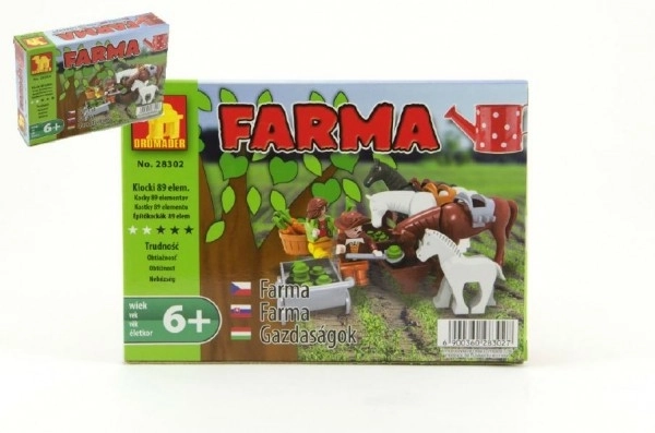 Klocki Dromader - Farma 89 szt.